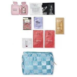 Ulta beauty sequin pouch & sample set NWT